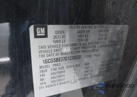 2016 Chevrolet Colorado Wt from USA, damaged, VIN 1GCGSBE37G1230520